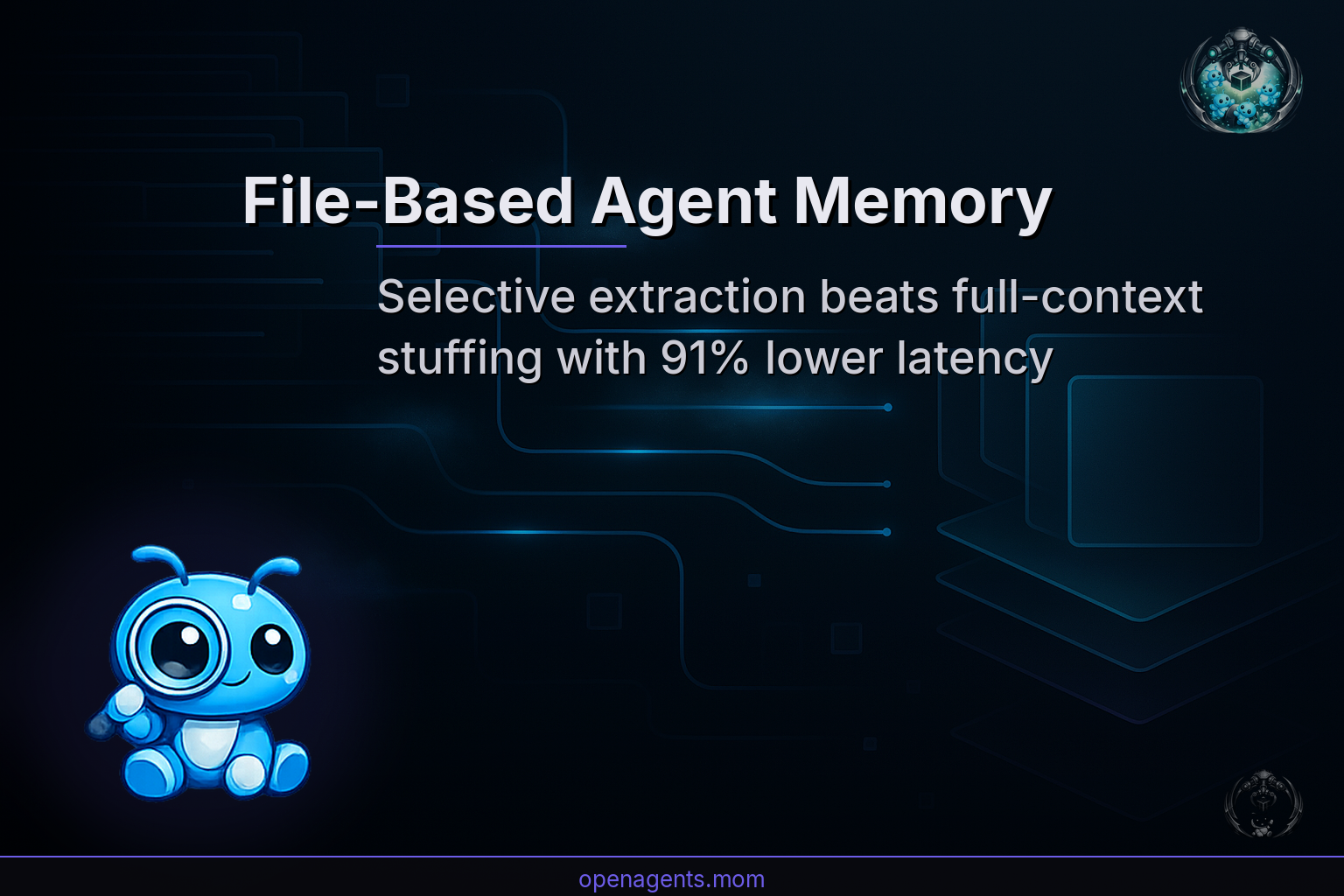File-Based Agent Memory Just Beat Every Other Architecture on a Real Benchmark